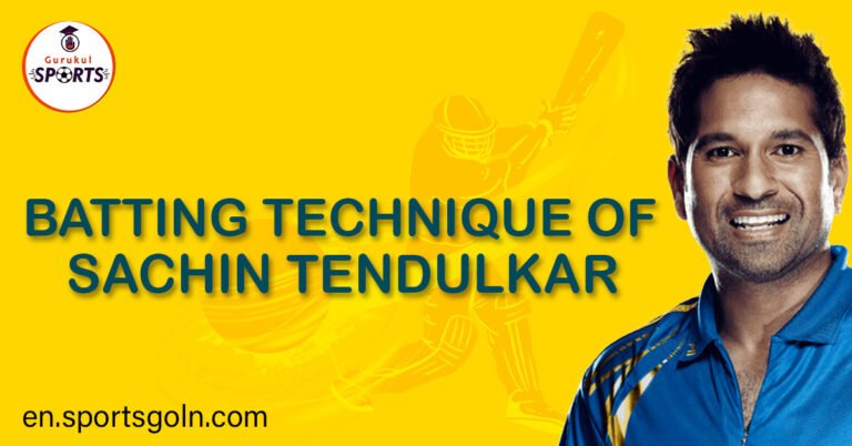 Batting Technique of Sachin Tendulkar
