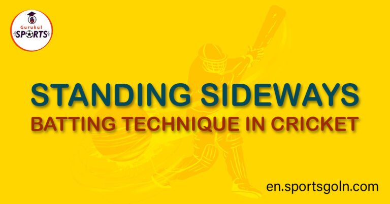 Standing Sideways Batting Technique
