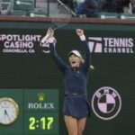 Andreeva topples defending champ Swiatek to reach Indian Wells final