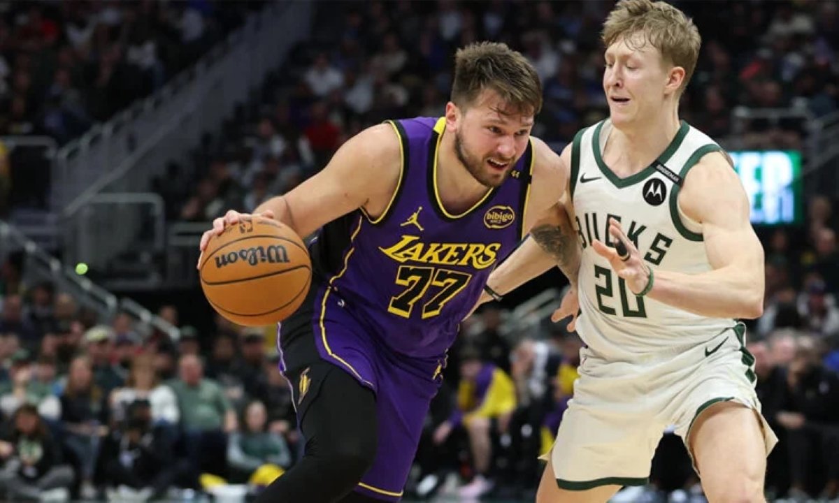 Doncic Scores 45, but Lakers Suffer Heavy Defeat to Bucks