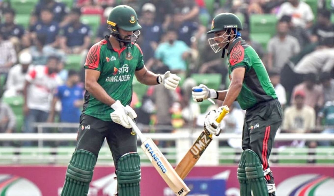 Saif and Soumya Saif and Soumya Fall Agonisingly Short of Centuries, Yet Their Record Stand Shines Bright for Bangladesh