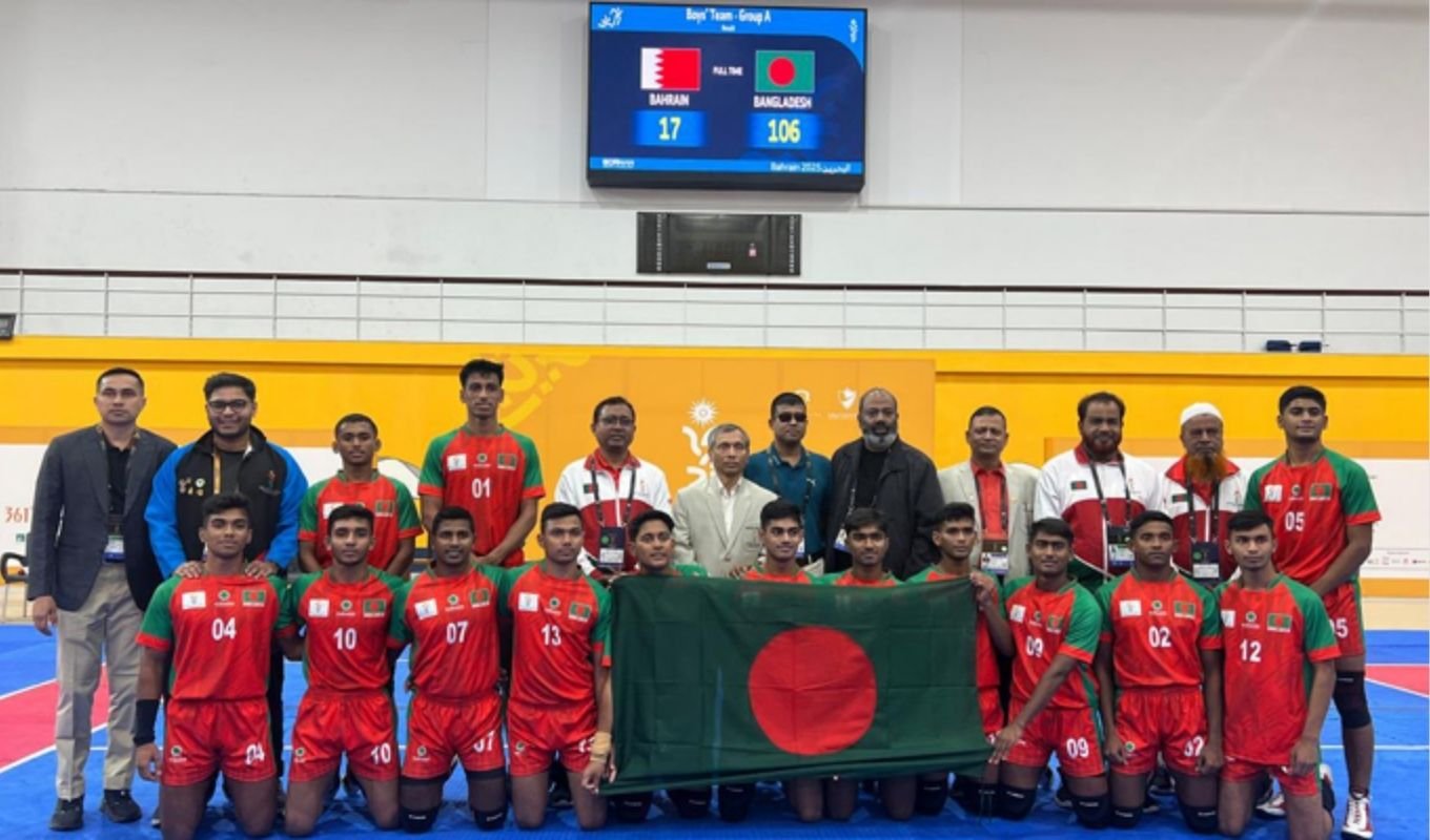 এশিয়ান যুব গেমসে বাংলাদেশের দ্বিতীয় ব্রোঞ্জ জয় Bangladesh Secures Second Bronze at Asian Youth Kabaddi Games