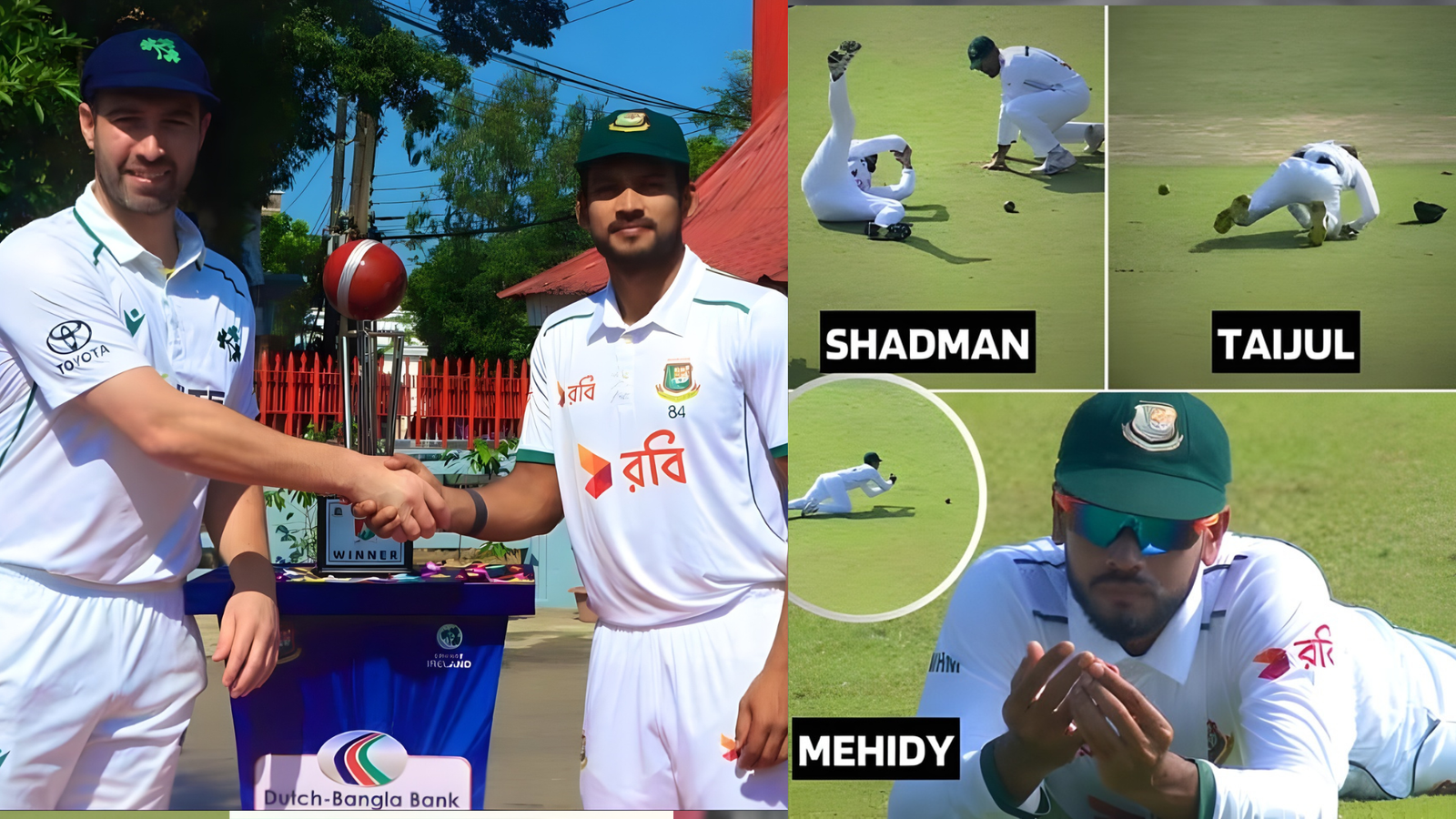 Bangladeshs Missed Catches Cost Them as Ireland Flourishes on Day 1 Bangladesh's Missed Catches Cost Them as Ireland Flourishes on Day 1