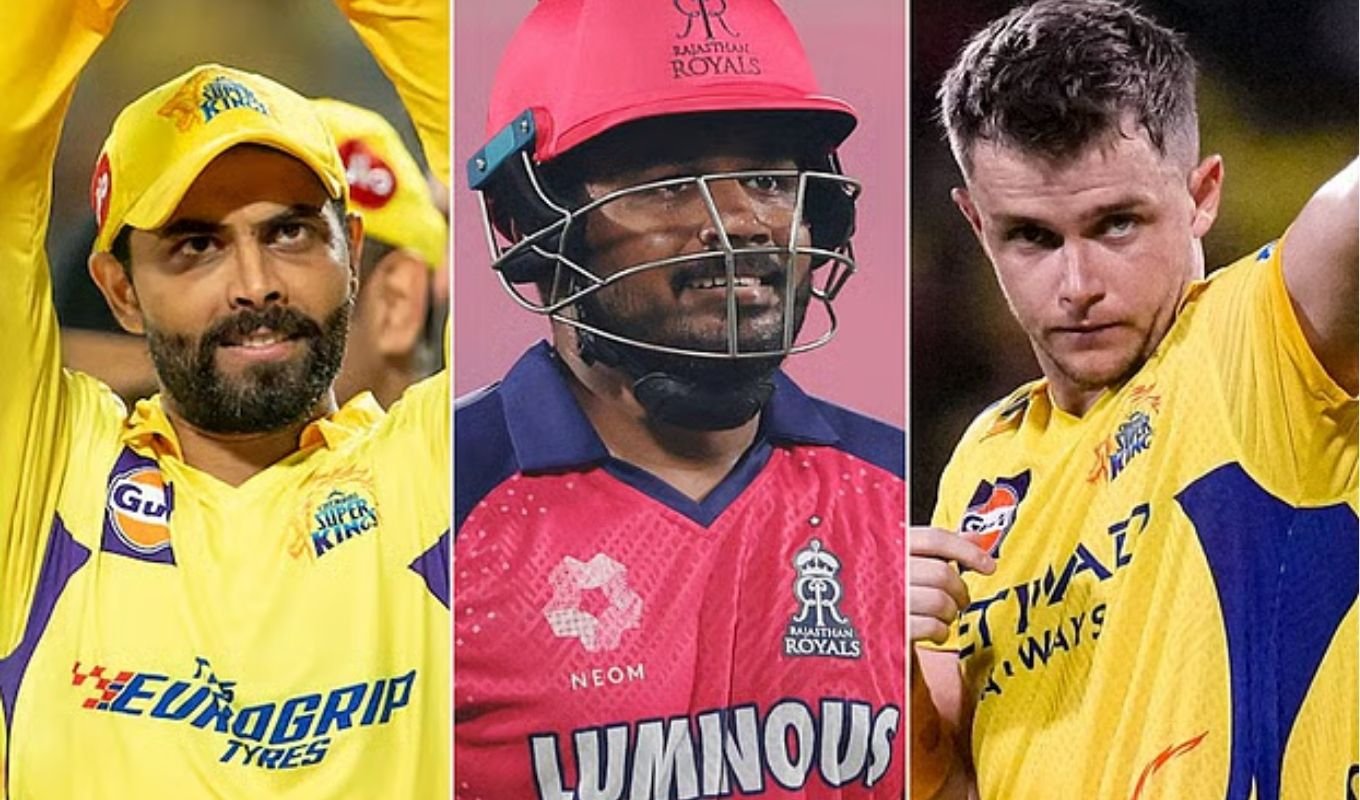 CSK and RR in Mega Swap Deal — Jadeja & Curran for Samson