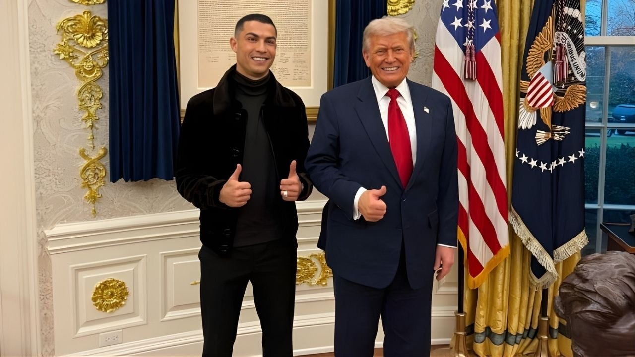 Cristiano Ronaldo at White House Dinner