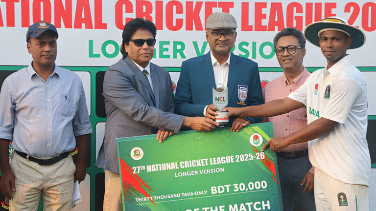 Dhaka Crumble as Barisal Dominates Tanvir’s Spin Storm Secures Barisal Victory