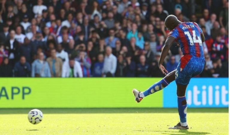 Double Touch Controversy: Mateta Scores on Second Attempt