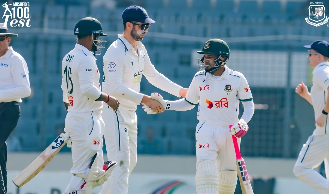 Litton Smashes Stunning Century as Bangladesh Dominate Before Lunch!