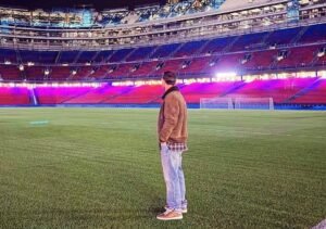Messi Visits Nou Camp Messi Visits Nou Camp