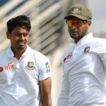 Record books trembling Taijuls chase of Shakibs crown reaches boiling point Taijul on the brink of history—just one wicket away from surpassing Shakib!