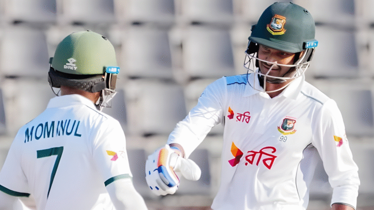 ১ উইকেটে ৩৩৮ রান—দ্বিতীয় দিন শেষে স্বপ্নের অবস্থানে বাংলাদেশ Brilliant Mahmudul Century Puts Bangladesh on Top in Sylhet Test