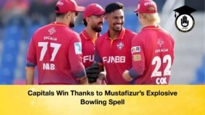 Capitals Win Thanks to Mustafizurs Explosive Bowling Spell Capitals Win Thanks to Mustafizur’s Explosive Bowling Spell