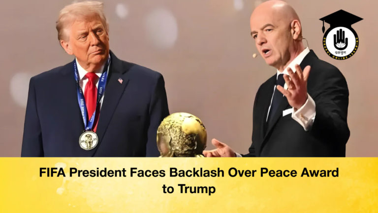 FIFA President Faces Backlash Over Peace Award to Trump FIFA President Faces Backlash Over Peace Award to Trump