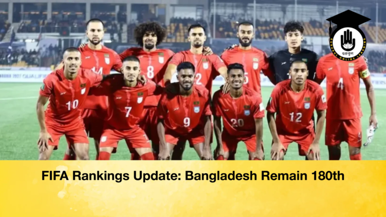 FIFA Rankings Update Bangladesh Remain 180th FIFA Rankings Update: Bangladesh Remain 180th