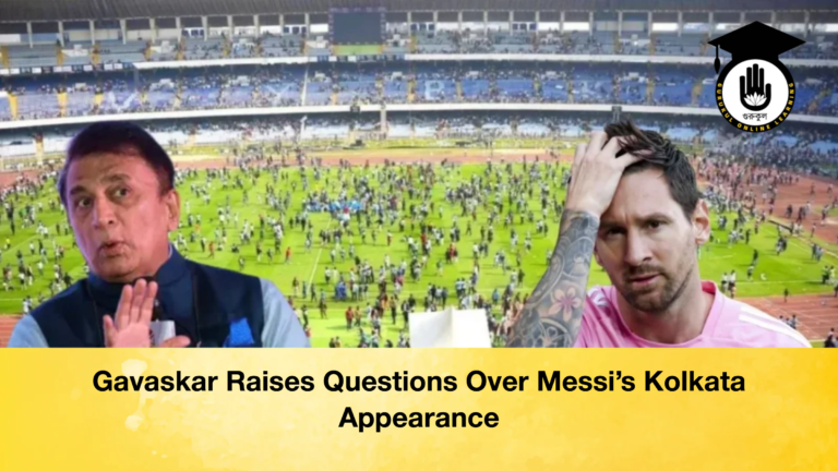 Gavaskar Raises Questions Over Messis Kolkata Appearance Gavaskar Raises Questions Over Messi’s Kolkata Appearance