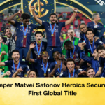 Goalkeeper Matvei Safonov Heroics Secure PSGs First Global Title Goalkeeper Matvei Safonov Heroics Secure PSG’s First Global Title