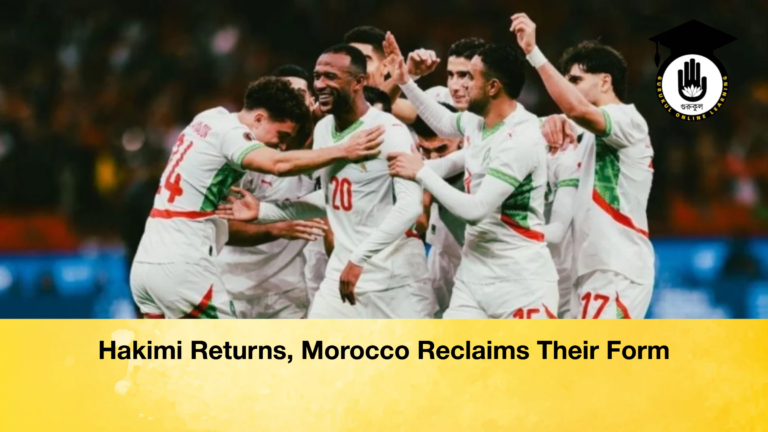 Hakimi Returns Morocco Reclaims Their Form Hakimi Returns, Morocco Reclaims Their Form