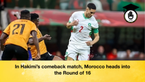 In Hakimis comeback match Morocco heads into the Round of 16 1 In Hakimi's comeback match, Morocco heads into the Round of 16