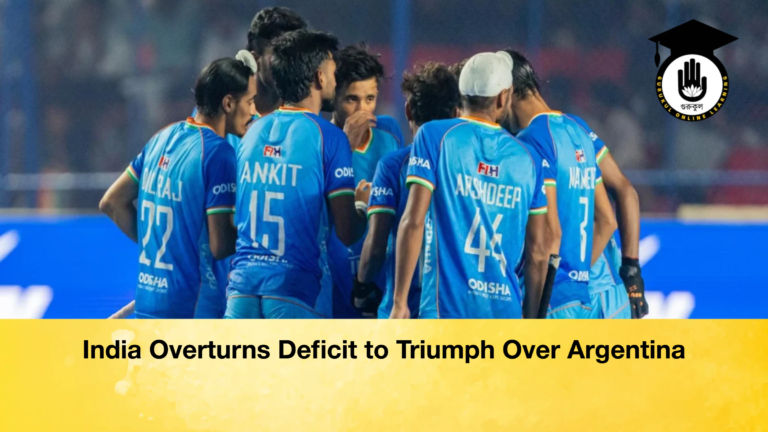 India Overturns Deficit to Triumph Over Argentina India Overturns Deficit to Triumph Over Argentina
