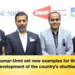 Jumar Urmi set new examples for the development of the countrys shuttlers Jumar-Urmi set new examples for the development of the country's shuttlers