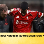 Liverpool Hero Isak Scores but Injures Knee Liverpool Hero Isak Scores but Injures Knee!