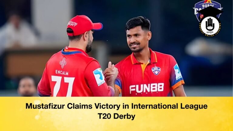 Mustafizur Claims Victory in International League T20 Derby 1 Mustafizur Claims Victory in International League T20 Derby