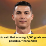 Ronaldo said that scoring 1000 goals would be possible InshaAllah Ronaldo said that scoring 1,000 goals would be possible, “Insha’Allah