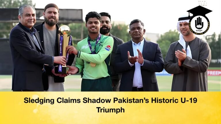 Sledging Claims Shadow Pakistans Historic U 19 Triumph Sledging Claims Shadow Pakistan’s Historic U-19 Triumph