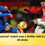 The Seasonal match was a thriller with 8 goals in 39 shots The 'Seasonal' match was a thriller with 8 goals in 39 shots