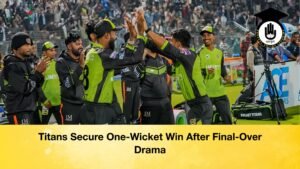 Titans Secure One Wicket Win After Final Over Drama Titans Secure One-Wicket Win After Final-Over Drama