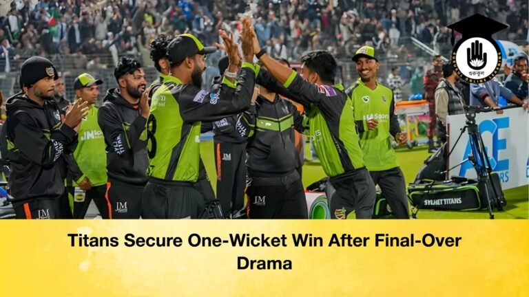 Titans Secure One Wicket Win After Final Over Drama Titans Secure One-Wicket Win After Final-Over Drama