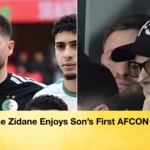 Zinedine Zidane Enjoys Sons First AFCON Victory Zinedine Zidane Enjoys Son’s First AFCON Victory