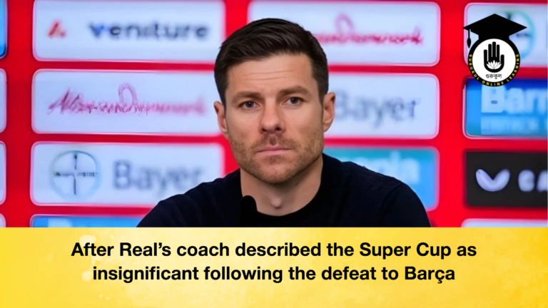 After Reals coach described the Super Cup as insignificant following the defeat to Barca After Real’s coach described the Super Cup as insignificant following the defeat to Barça