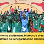 After intense excitement Moroccos dream was shattered as Senegal became champions After intense excitement, Morocco’s dream was shattered as Senegal became champions