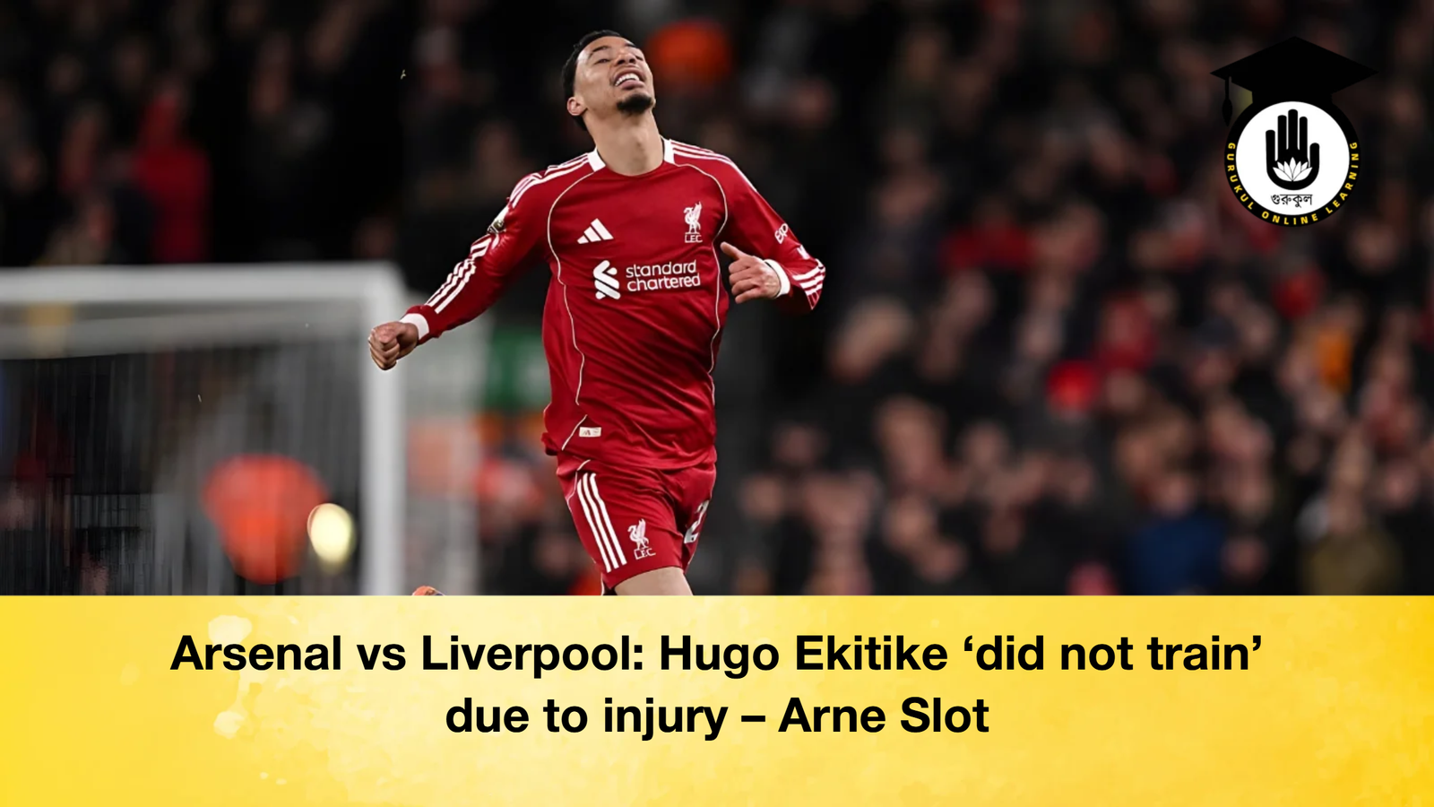 Arsenal vs Liverpool: Hugo Ekitike 'did not train' due to injury – Arne Slot 1 Arsenal vs Liverpool: Hugo Ekitike 'did not train' due to injury – Arne Slot Arsenal vs Liverpool Hugo Ekitike did not train due to injury – Arne Slot 3 1 Arsenal vs Liverpool: Hugo Ekitike 'did not train' due to injury – Arne Slot