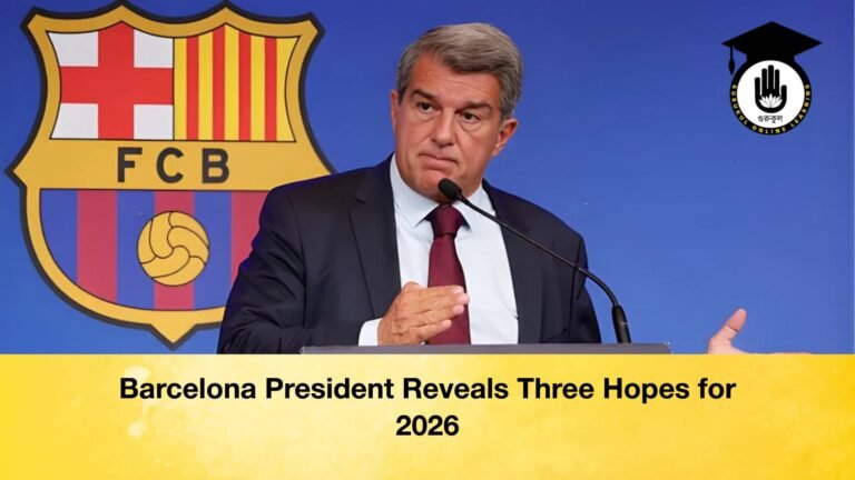 Barcelona President Reveals Three Hopes for 2026 Barcelona President Reveals Three Hopes for 2026