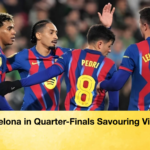 Barcelona in Quarter Finals Savouring Victory Barcelona in Quarter-Finals Savouring Victory