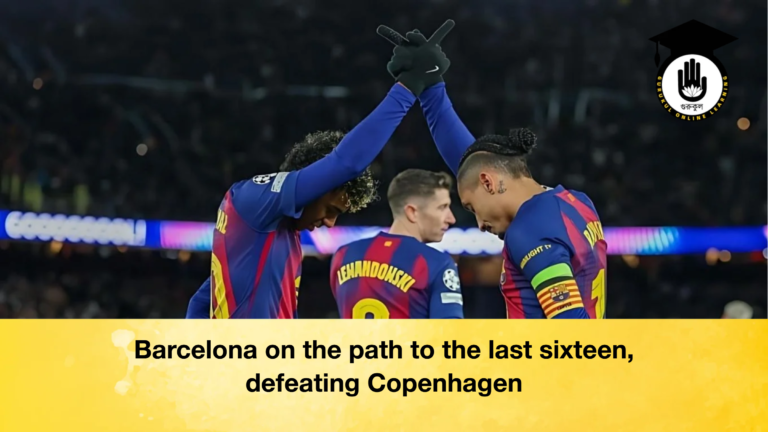 Barcelona on the path to the last sixteen defeating Copenhagen Barcelona on the path to the last sixteen, defeating Copenhagen