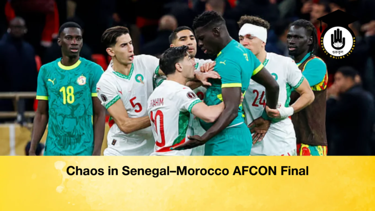 Chaos in Senegal–Morocco AFCON Final Chaos in Senegal–Morocco AFCON Final