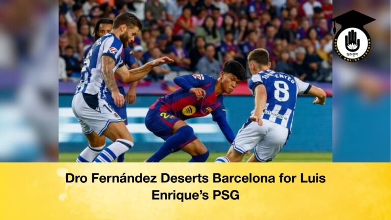 Dro Fernandez Deserts Barcelona for Luis Enriques PSG Dro Fernández Deserts Barcelona for Luis Enrique’s PSG
