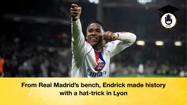 From Real Madrids bench Endrick made history with a hat trick in Lyon From Real Madrid’s bench, Endrick made history with a hat-trick in Lyon
