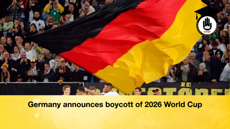 Germany announces boycott of 2026 World Cup Germany announces boycott of 2026 World Cup