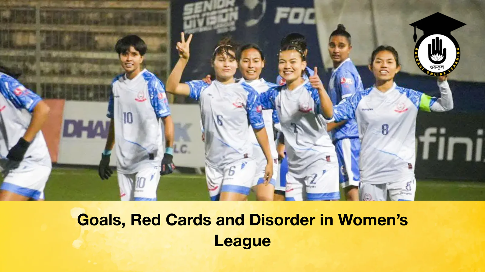 Goals Red Cards and Disorder in Womens League Goals, Red Cards and Disorder in Women’s League