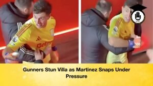 Gunners Stun Villa as Martinez Snaps Under Pressure Gunners Stun Villa as Martinez Snaps Under Pressure