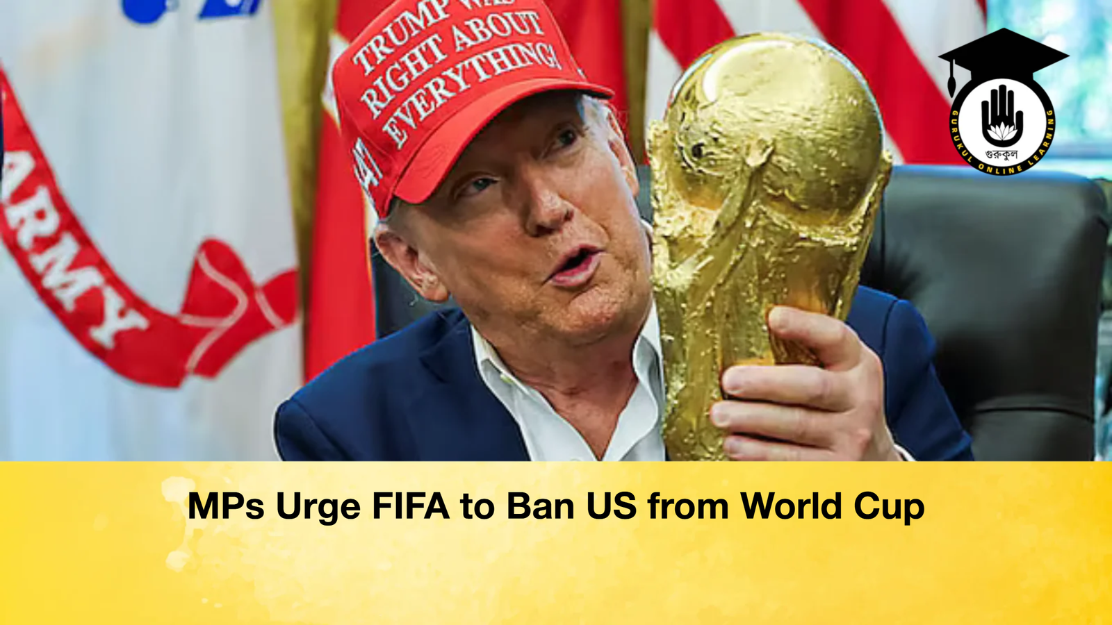MPs Urge FIFA to Ban US from World Cup MPs Urge FIFA to Ban US from World Cup