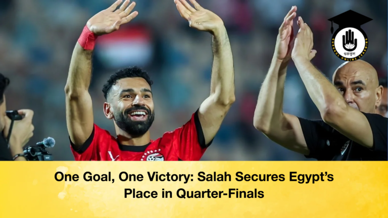 One Goal One Victory Salah Secures Egypts Place in Quarter Finals One Goal, One Victory: Salah Secures Egypt’s Place in Quarter-Finals