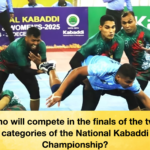 Who will compete in the finals of the two categories of the National Kabaddi Championship Who will compete in the finals of the two categories of the National Kabaddi Championship?