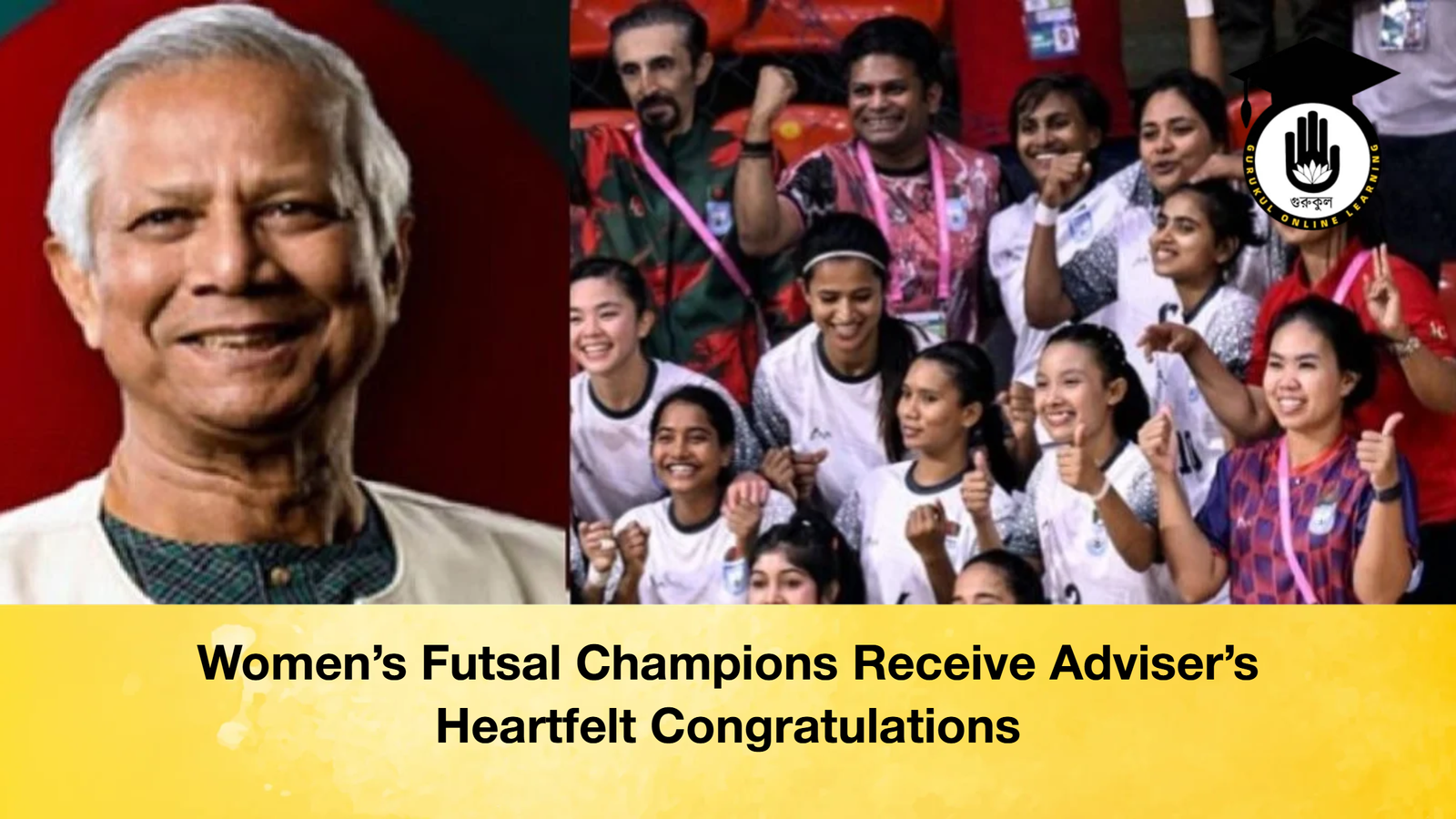 Womens Futsal Champions Receive Advisers Heartfelt Congratulations Women’s Futsal Champions Receive Adviser’s Heartfelt Congratulations