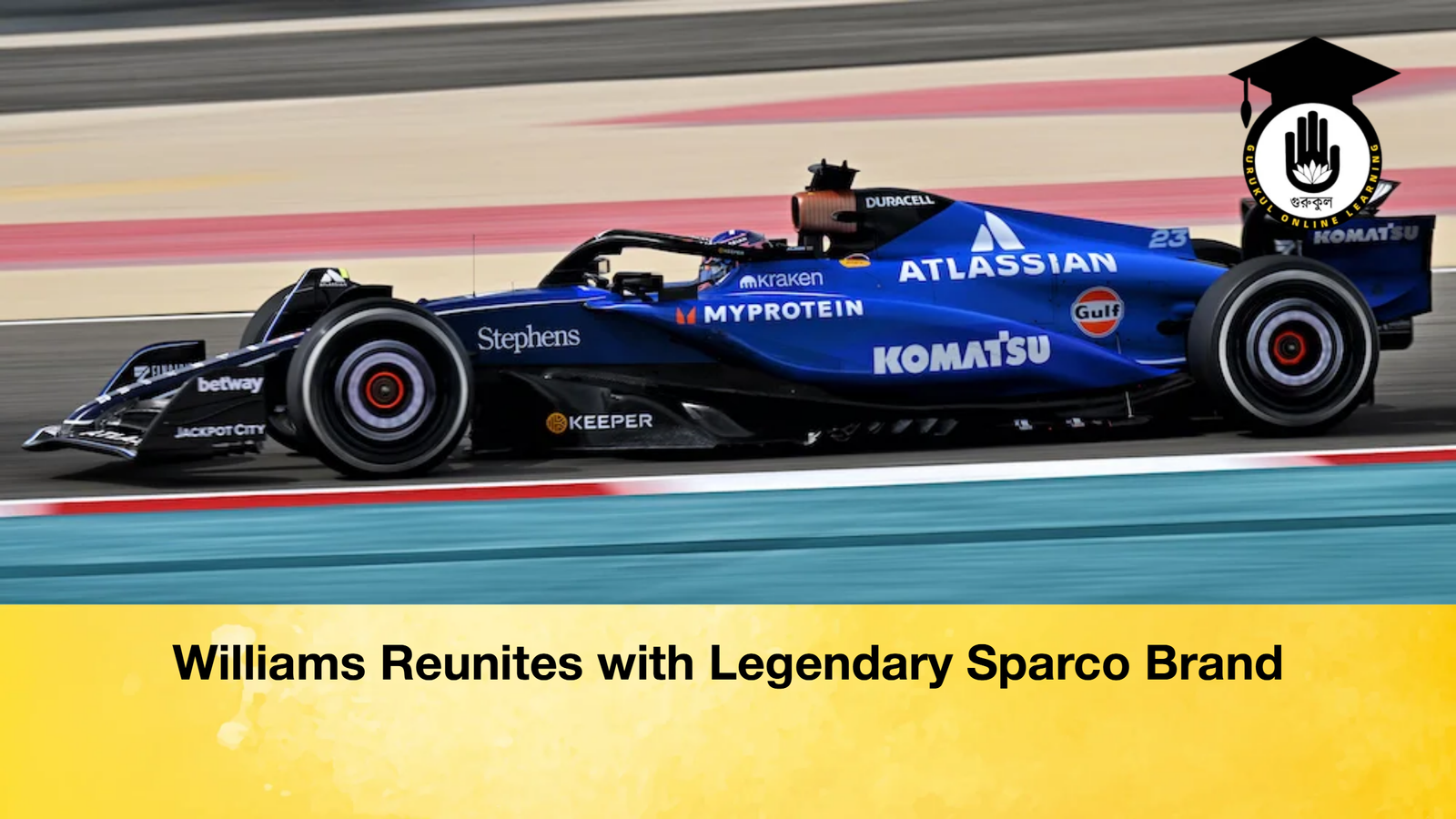 news thumbnail 1769532990100 Williams Reunites with Legendary Sparco Brand
