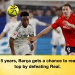 After 15 years Barca gets a chance to reach the top by defeating Real After 15 years, Barça gets a chance to reach the top by defeating Real.